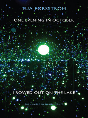 cover image of One Evening in October I Rowed Out on the Lake
